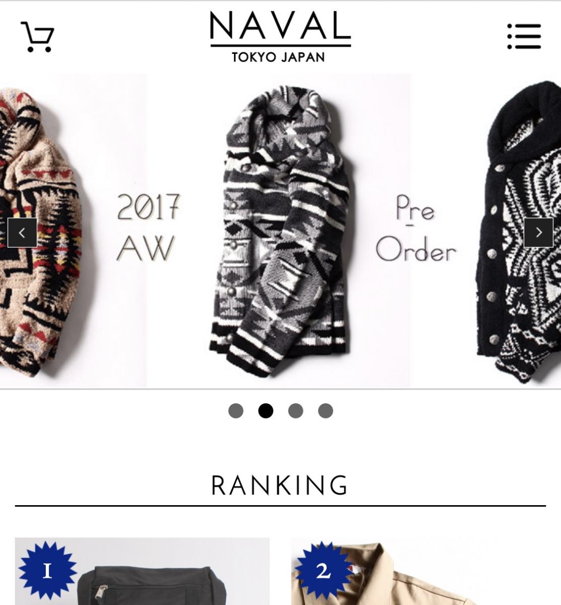 NAVAL オンラインストアをリニューアル
