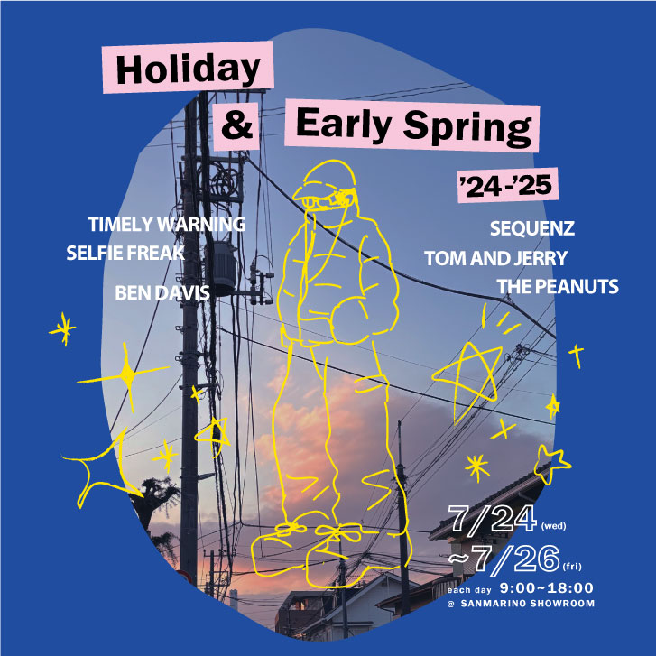 BEN DAVIS / Timely Warning / SEQUENZ 梅春展示会開催のお知らせ