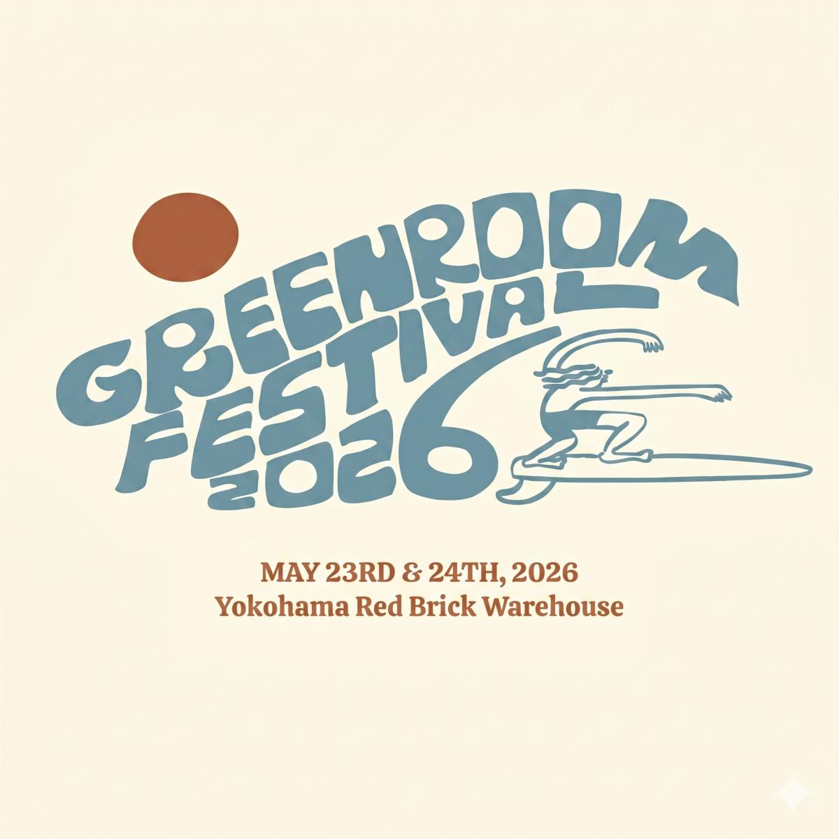 GREENROOM FESTIVAL’26出店のお知らせ